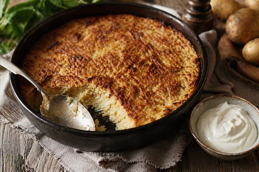 Kugelis: The Baked Potato Pudding of Lithuanian Sunday Lunches - detail photo 2