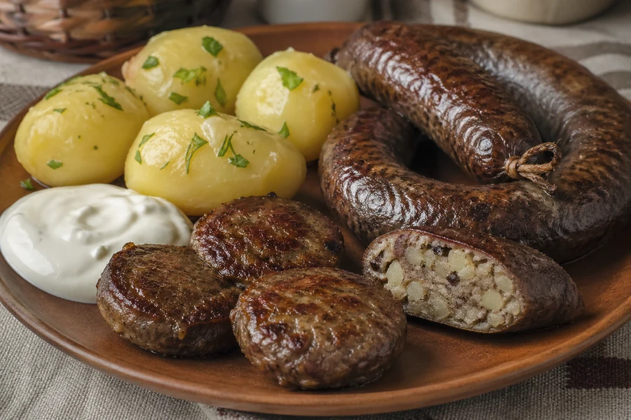 Vėdarai: Lithuanian Potato Sausages - detail photo 1