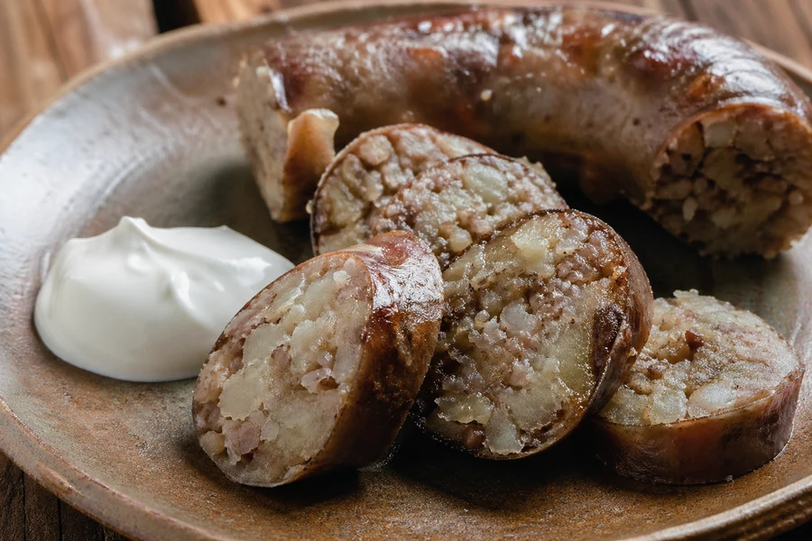 Vėdarai: Lithuanian Potato Sausages - detail photo 3